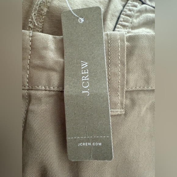 NWT J.Crew Men’s khaki shorts chino size 38 inseam 9 flat front black label - Picture 9 of 9